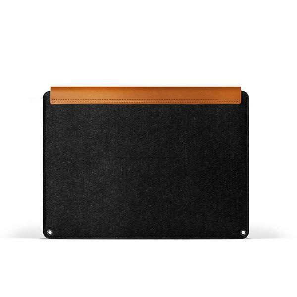 Mujjo Sleeve 12'' - Premium-fodral för MacBook med detaljer av ä
