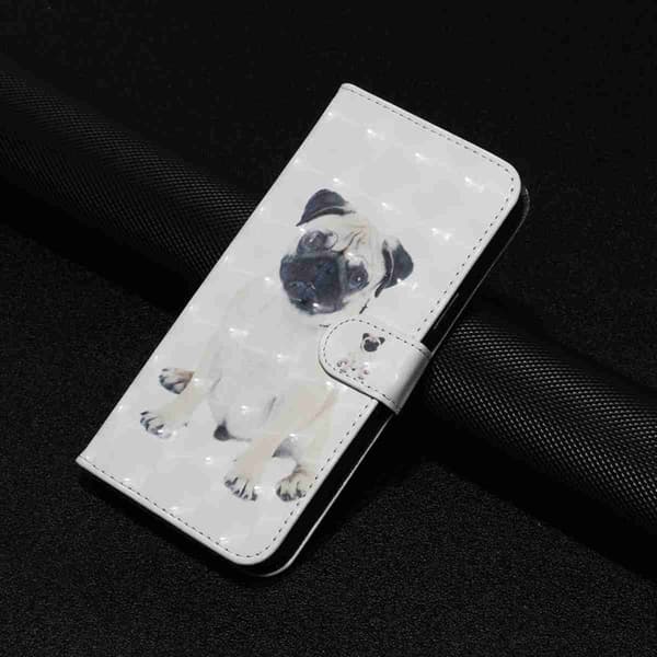 Plånboksfodral för Samsung Galaxy S26 Plus 3D-mönster Konstläder - Hund