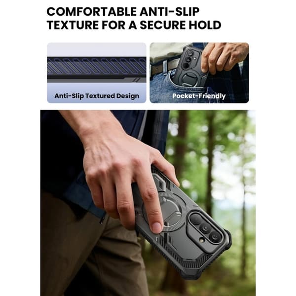 SupCase Telefontaske Til Galaxy S26 Magsafe IBLSN Armorbox - Sort Svart