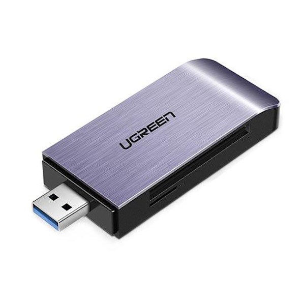 UGreen USB 3.0 SD/ micro SD kort läsare Grå grå