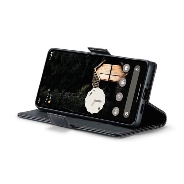 CASEME Plånboksfodral Konstläder för Google Pixel 9 Pro XL - Svart