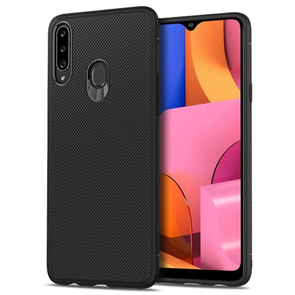 Jazz Twill Mobilskal Samsung Galaxy A20s - Svart Black