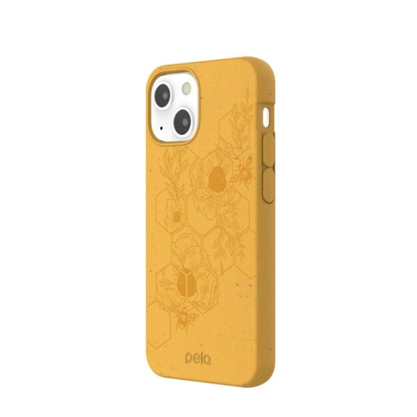 Pela Hive Edition Mobilskal iPhone 13 Mini - Classic Honey