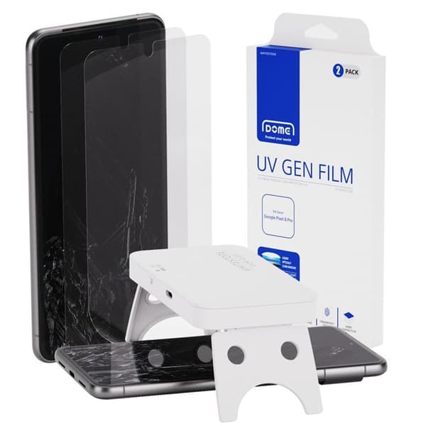Whitestone [2-Pack] Google Pixel 8 Pro Skärmskydd (film) Dome UV Transparent