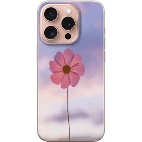 Mobilskal till Apple iPhone 16 Pro med Rosa blomma