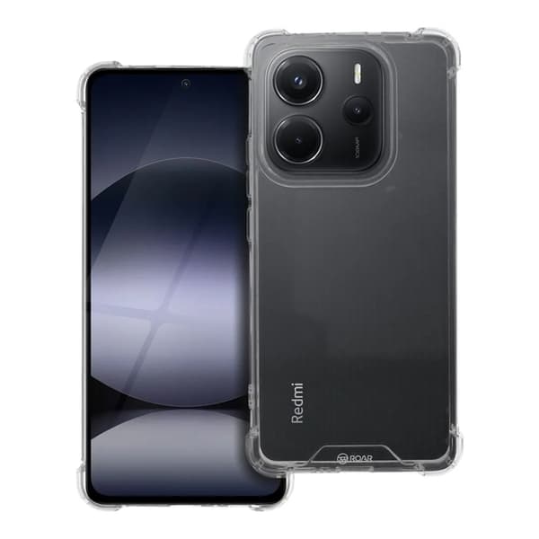 Mobilskal till Xiaomi Redmi Note 14 5G Armor Jelly - Transparent Transparent