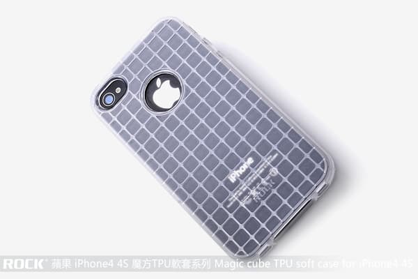 Rock Flexicase skydd till Apple iPhone 4 och 4S (Clear) Transparent