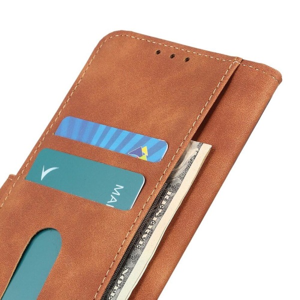 Khazneh Retro Plånboksfodral till iPhone 13 Mini - Brun Brun