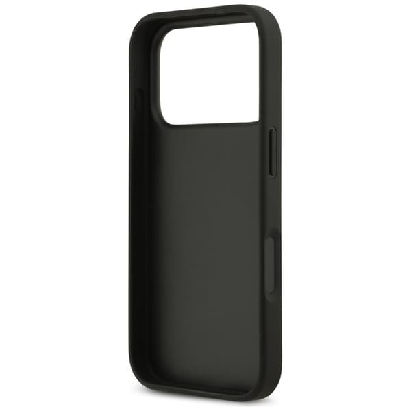 Guess Mobilcover til iPhone 17 Pro 4G Double Card Triangle Svart