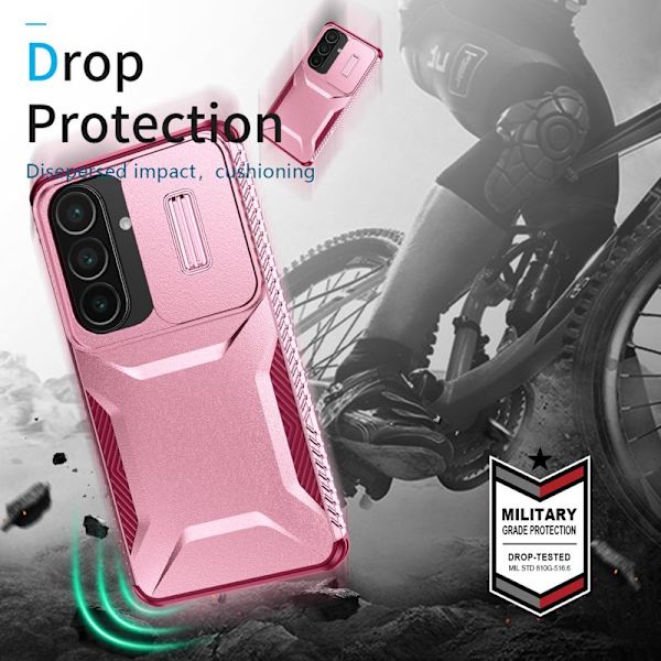 Mobilskal för Samsung Galaxy S26 Camshield TPU + PC - Rosa