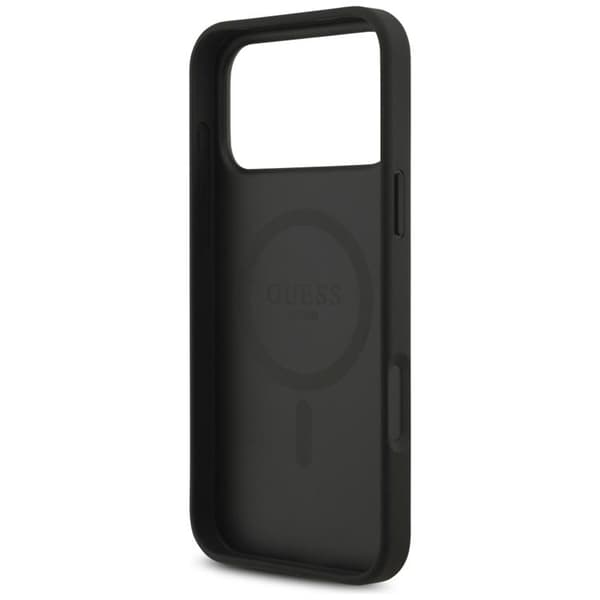 Guess Mobilskal till iPhone 17 Pro Max MagSafe 4G Circle Classic Logo - Svart Svart
