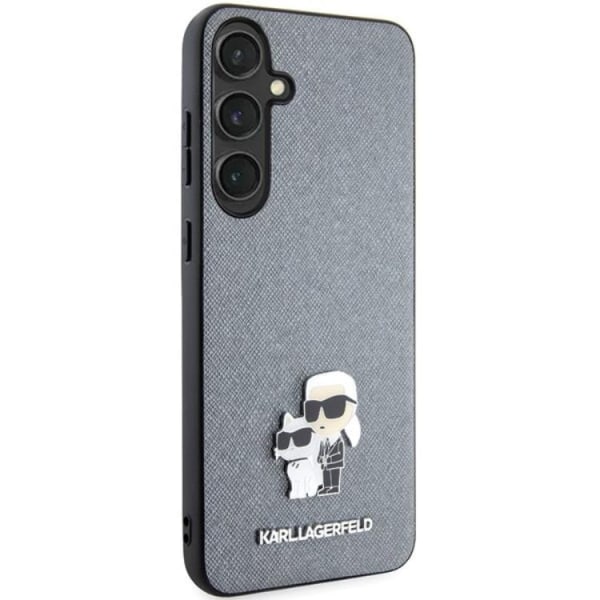 Karl Lagerfeld Galaxy S24 matkapuhelinkotelo Saffiano metallipinta