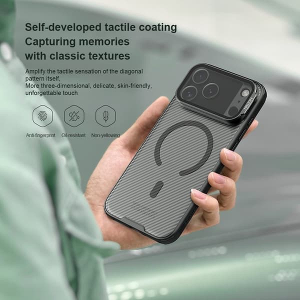 NILLKIN CamShield Prop Magnetic Serie Mobilskal till iPhone 17 Pro Max Clear
