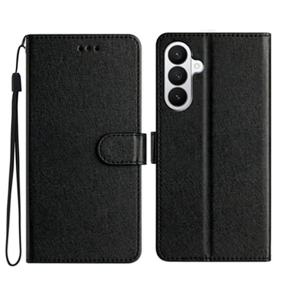 Samsung Galaxy S26 Pro Plånboksfodral Konstläder Folio Magnetlås - Svart