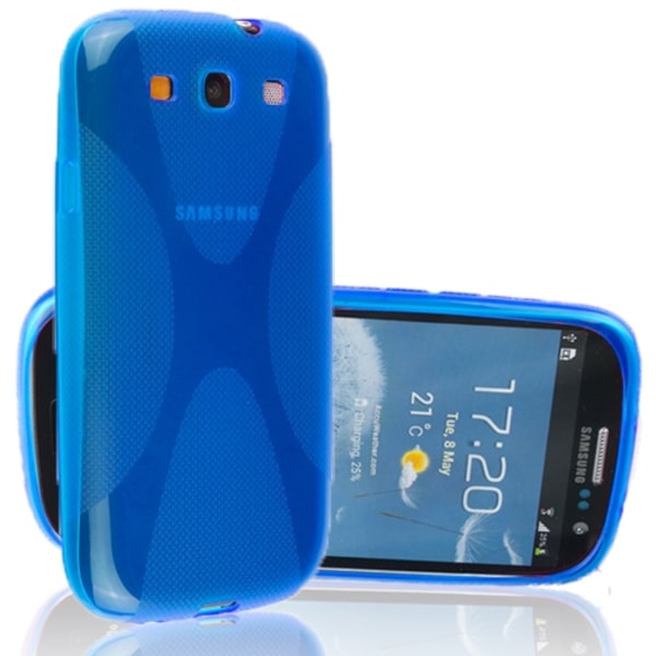 FlexiCase Skal till Samsung Galaxy S3 i9300 (Blå) Blå