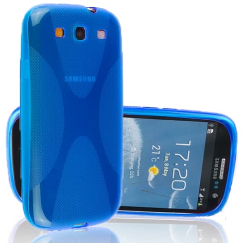 FlexiCase Skal till Samsung Galaxy S3 i9300 (Blå) Blue