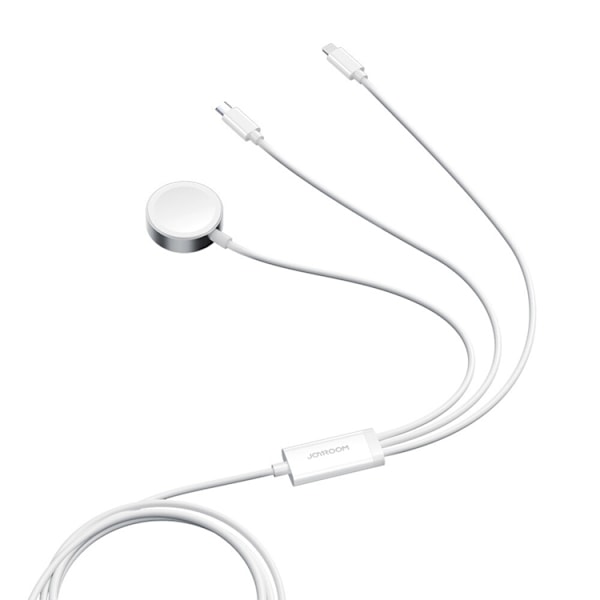 Joyroom 3in1 USB-A till USB-C, Lightning, Apple Watch - 1.2m