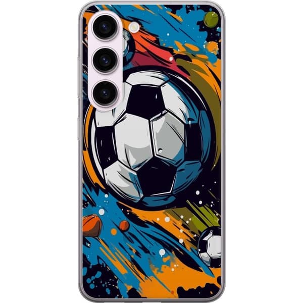 Mobilskal till Samsung Galaxy S23 med Fotbollar