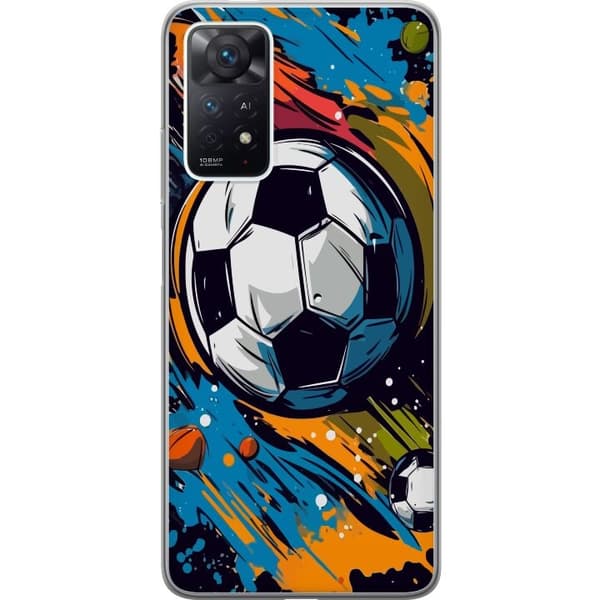 Mobilskal till Xiaomi Redmi Note 11 Pro med Fotbollar