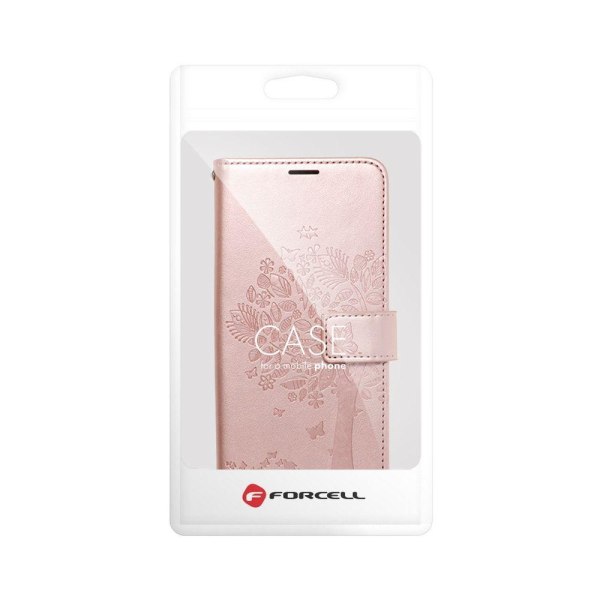 Forcell Xiaomi Mi 11 Lite 4G / 5G Taske Mezzo - Træ Pink Guld