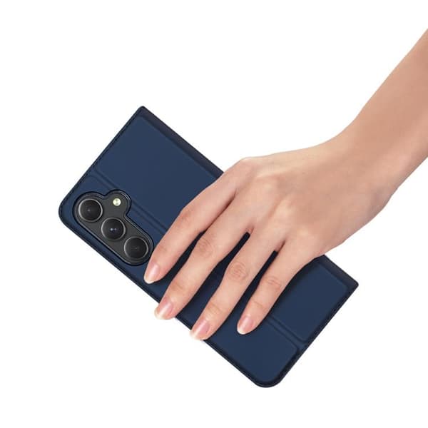 Dux Ducis Galaxy A35 5G Lompakkokotelo Skin Pro läpällä - Sininen Blå