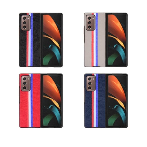 Stripes Hårdplast Skal Samsung Galaxy Z Fold 2 - Svart Svart