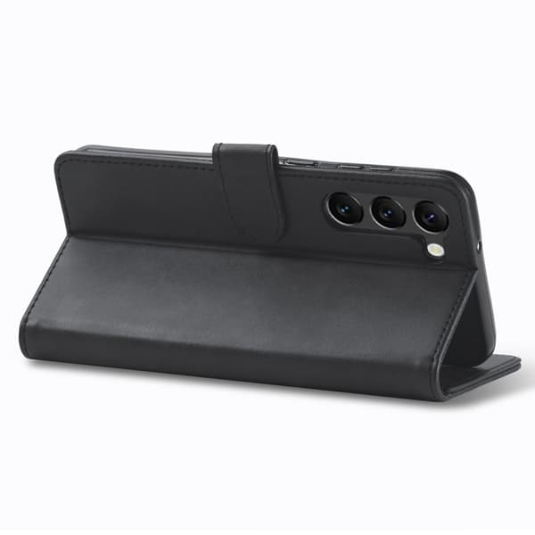 LC.IMEEKE Samsung Galaxy S24+ Plånboksfodral Konstläder - Svart