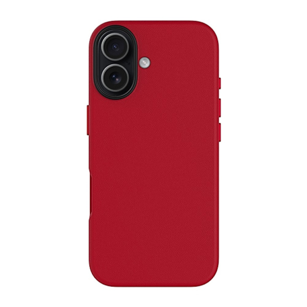 KZDOO Mobilskal till iPhone 17 MagSafe PU + PC Shockproof Röd