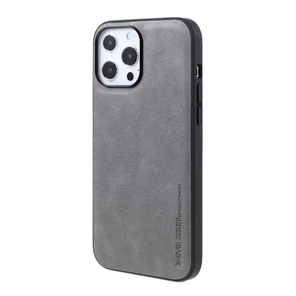 X-LEVEL Bojue-3 Mobilskal till iPhone 14 Pro Shockproof Grå