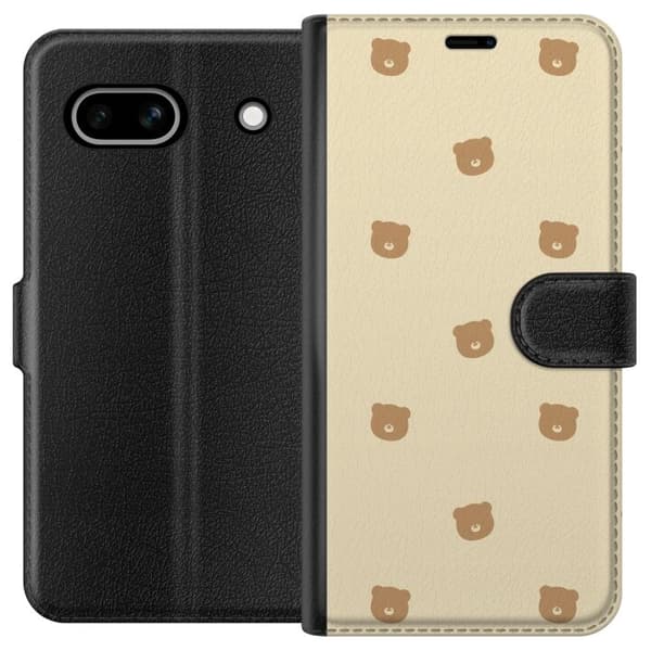 Plånboksfodral till Google Pixel 7a med Björnmönster