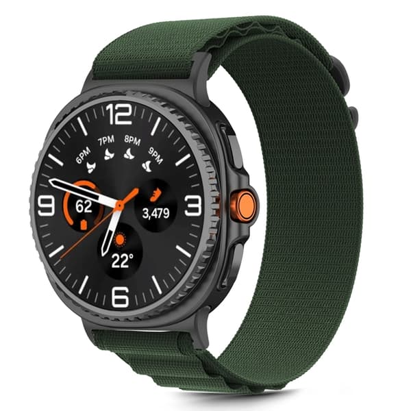 Tech-Protect Galaxy Watch 8/8 Classic (40/44/46mm) Armband Nylon Pro Grön