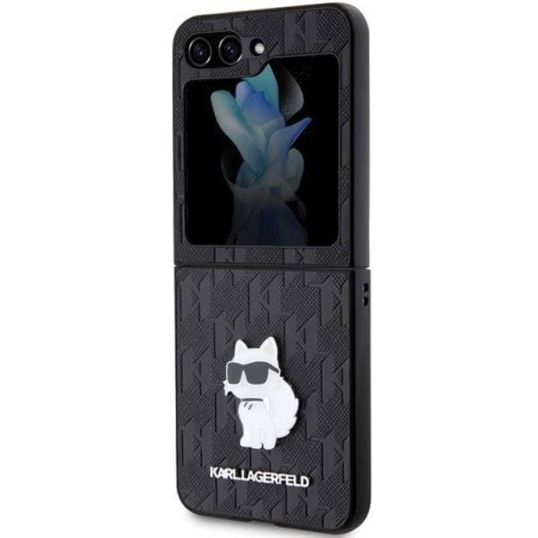 Karl Lagerfeld Galaxy Z Flip 5 telefontaske Saffiano Monogram Choup