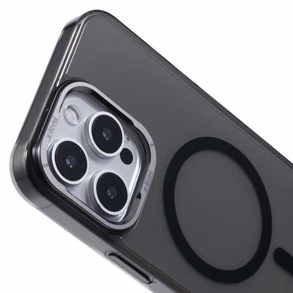 X-LEVEL Clear Series Mobilskal till iPhone 16 Pro Max Svart