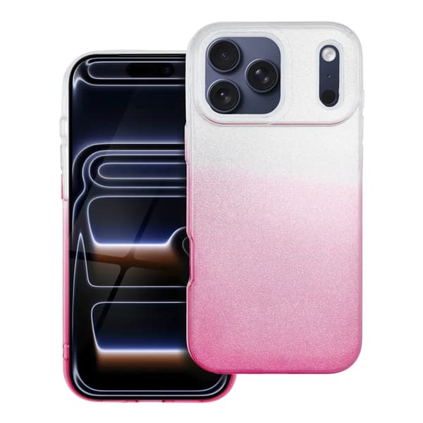 Telefontaske til iPhone 17 Pro Max Shining - Gennemsigtig/Lyserød Transparent
