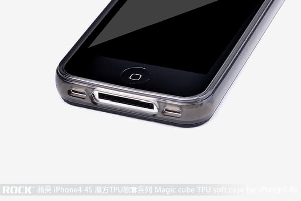 Rock Flexicase skydd till Apple iPhone 4 och 4S (Black) Svart