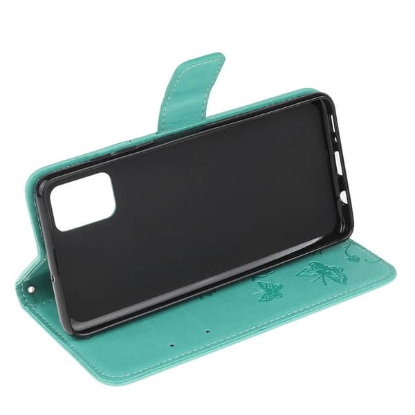 Butterfly Pung Taske til Samsung Galaxy A03s - Turkis Turkos