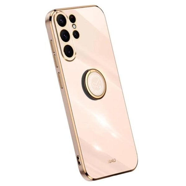Galaxy S24 Ultra Phone Case Ring Holder - Rose Gold
