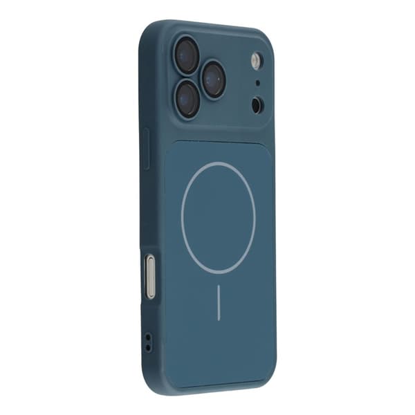 Mobilskal till iPhone 17 Pro MagSafe TPU + PC Skin Touch - Blå Blå