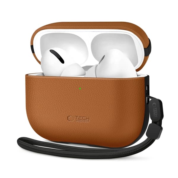 Tech-Protect Apple Airpods Pro 3 Etui Natural Fit - Brun Brun