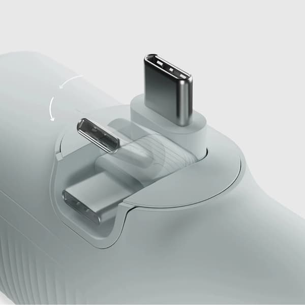SBS Powerbank 5000mAh 10W med USB-C Hamn EcoPower - Grå Grå