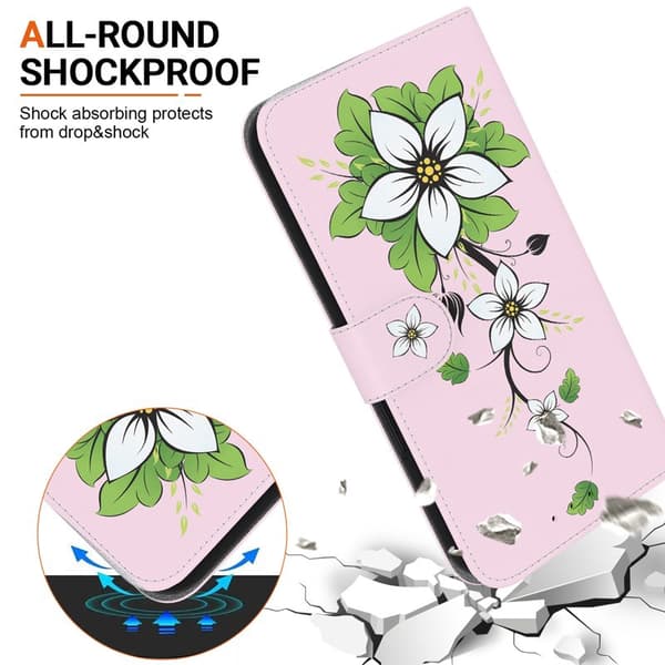 Plånboksfodral för Samsung Galaxy S26 Plus Anti-Drop Konstläder - Lila