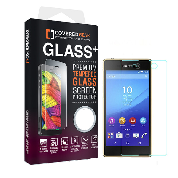 CoveredGear härdat glas skärmskydd till Sony Xperia M5