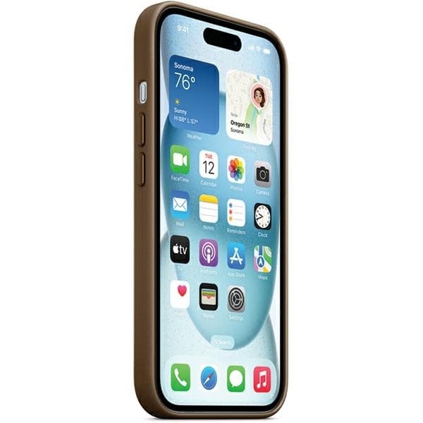 Apple Mobilskal till iPhone 14 Plus/15 Plus MagSafe FineWoven - Taupe