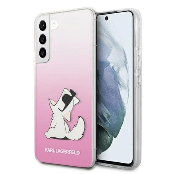 Karl Lagerfeld Choupette Eat Skal Galaxy S22 Plus - Rosa