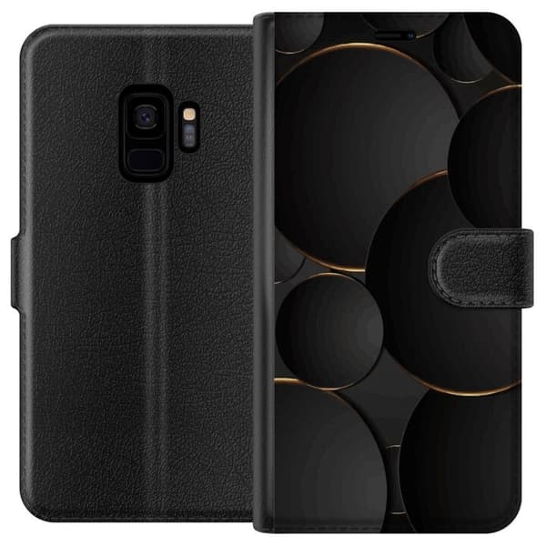 Pung Taske til Samsung Galaxy S9 med Luksus Cirkler