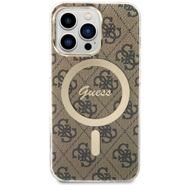 Guess iPhone 13 Pro Mobilskal MagSafe - Brun