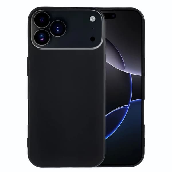 Mobilskal till iPhone 17 Pro Max Soft TPU Matt - Svart
