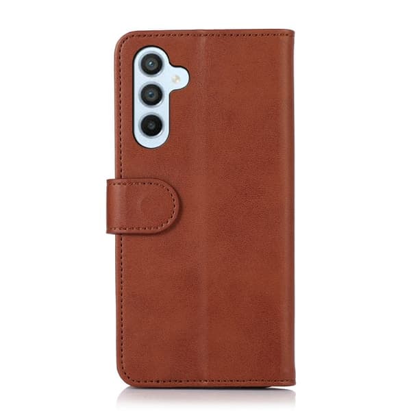 Samsung Galaxy S26 Plånboksfodral Konstläder Med Ställ - Brun