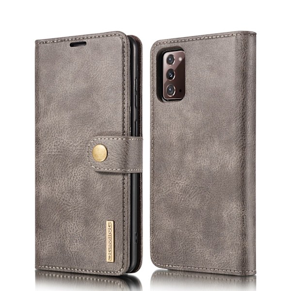 DG.MING Detachable 2-in-1 Fodral Till Samsung Galaxy Note 20 - Grå grå