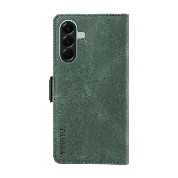 YIKATU Samsung Galaxy A57 Plånboksfodral Konstläder - Grön